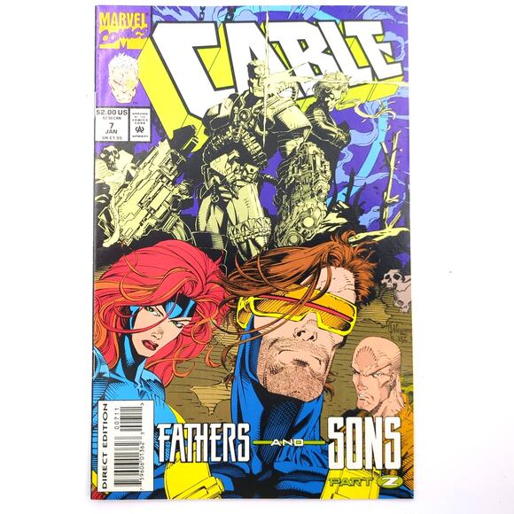 Marvel Comics Lot Cable from X-Men X-Force 6 7 8 10 14 17 1993 1994 VF+ - Picture 4 of 8